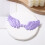 10Pcs Embossed Fabric Wing Decoration for Sewing Craft-White 7