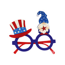 Independence Day-bril Levendige-Hoge hoed gezichtsloze dol