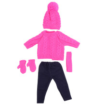 Puppenkleidung Pullover Hosen Hüte Schal