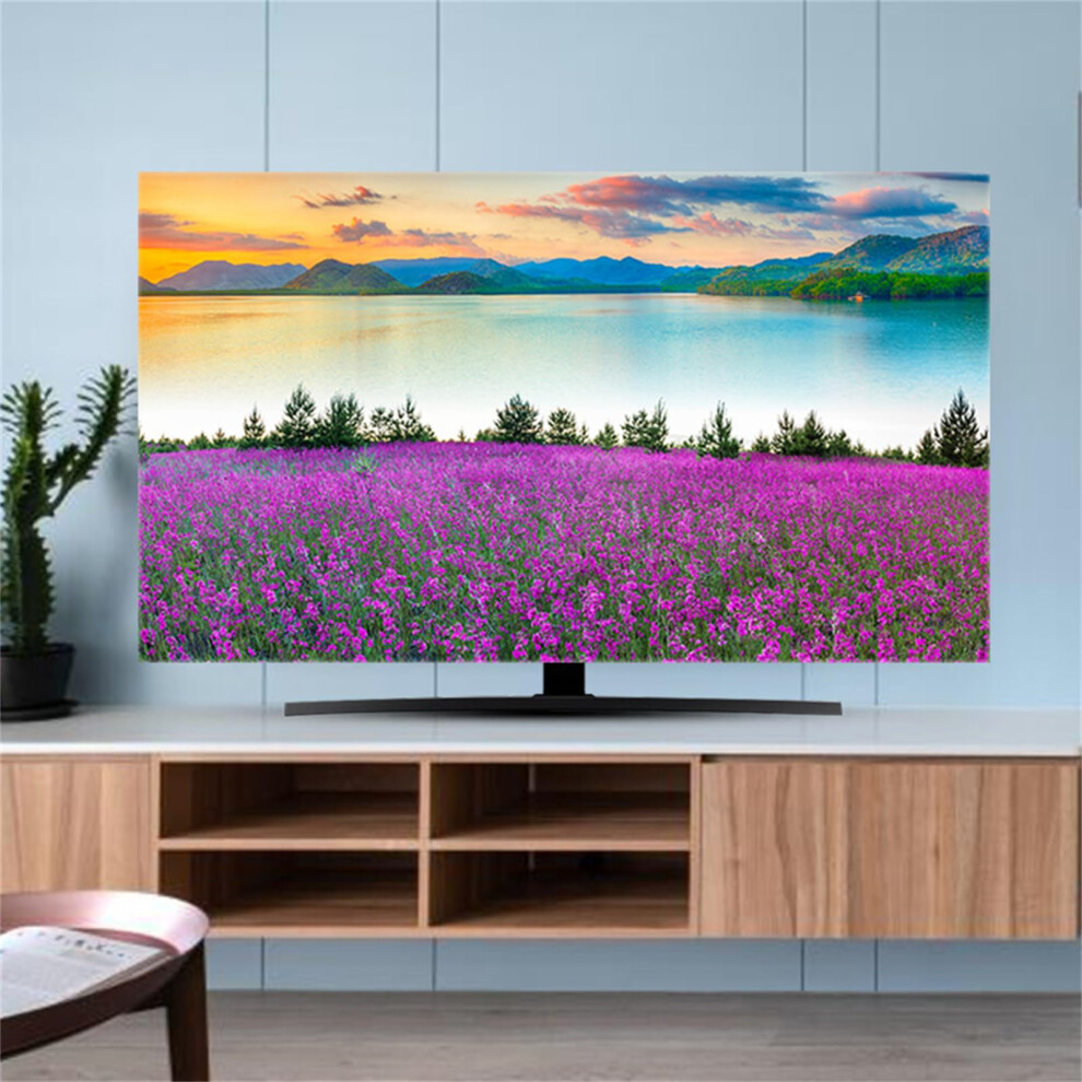 Tv Dust Cover For 3280 Inch Televisions And Pc Displays, Universal Elastic Fit, Colorful Mountain Scenery Decor 9105992725427