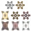 5Pcs Antique Embroidery Thread Winders-Plum blossom type re 2