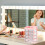 Mini Storage Drawers Compact Tabletop Organiser Cabinet Pink Stackable MultiDrawer Unit For Office MakeUp Craft 2