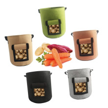 Potato Planting Bag Breathable Plant Growing Pouch Durable Stitching For Vegetables And Root Crops Gardening Use