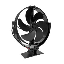 Efficient Heat Distribution Heat Powered Stove Fan Cover Energy