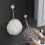 Chenilles Hand Towel Kitchen Bathroom Hand Balls Hanging-Blue 2
