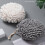 Chenilles Hand Towel Kitchen Bathroom Hand Balls Hanging-Blue 4