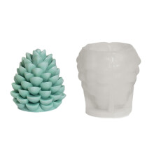 Handmade Silicone Mould 3D Pinecone Candle Molds Soap-XQ886559