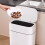 Convenient Push Lid Plastic Dustbin Trash Can Easy to-Type C 7