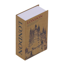 Cofre decorativo para objetos de valor com compartimento discreto, cofre disfarçado de livro para armazenamento portátil, perfeito para guardar