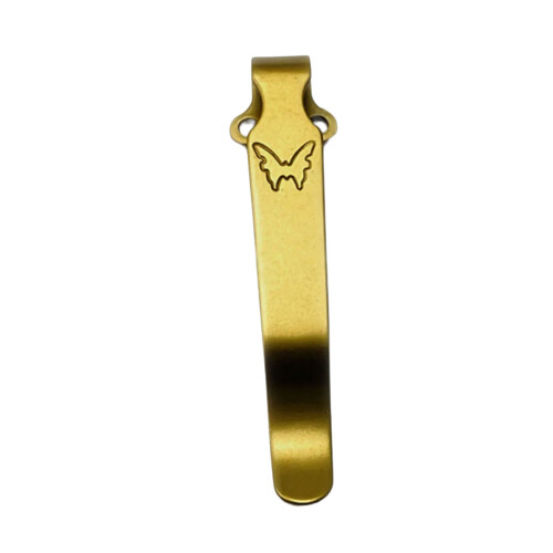 Professional Butterfly Back Clip Pocket Fastening-Gold