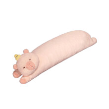 Oreiller Capybara long et polyvalent apportant chaleur et-Rose S
