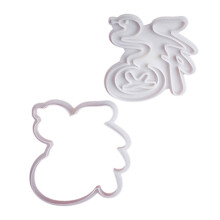 Fu Character New Year Cake Fondant Cutter Plastic-B the word