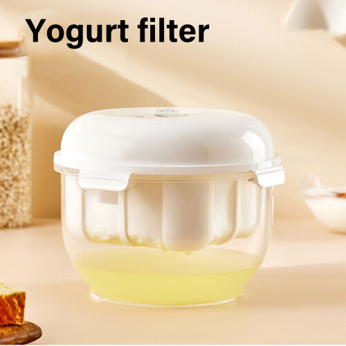 Easy to Clean Yogurt Filter Kitchen Supplies-square white 2