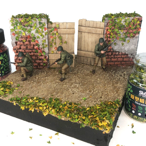 Multipurpose Miniature Leaf Model Railway Garden-Spring Green 2