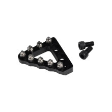 Rear Brake Pedal Plate And Gear Shift Lever Tip Plate, Black for Husqvarna 701 Enduro 701 Supermoto
