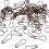 Metal Knitting Locking Marker Clip Crochet Stitching-brown 1