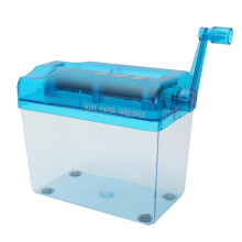 Distruggidocumenti Desk Mate, taglierina manuale per carta A6 per la riservatezza in ufficio, mini distruggidocumenti portatile che garantisce la