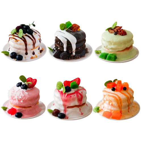Artificial Cake Model Dessert Shaped Decoration for- red 1