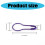 Metal Knitting Locking Marker Clip Crochet Stitching-brown 4