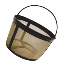 Filtre à café permanent de couleur dorée, adapté à la-12 tasses