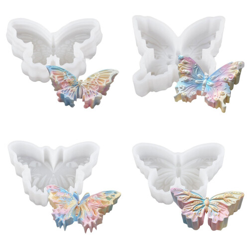 Silikonformen Schmetterling Kerzenform Handgefertigte-A 1