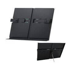 Travel Music Stand Foldable Desktop Stand For Piano Orchestral Use 40x28cm Black Portable