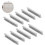 Sleek Streamlined Appearance, Back Mount Door Handle Set For Easy Cleaning Maintenance And Space Efficient Design, Edge Black Finger Pulls For Kitchen 2