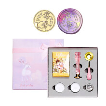Wax Seal Stamp Set with Brass Head and Long-give you a rose