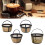 Filtre à café permanent de couleur dorée, adapté à la-8 tasses 3