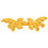 Handmade Traditional Chinese Knot Button Decorative Knot-yellow 1