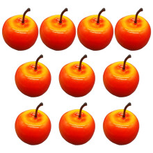 Künstliche Fruchtsimulation-roter gelber Apfel