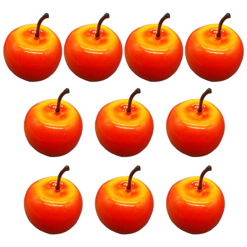 Künstliche Fruchtsimulation-roter gelber Apfel