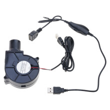 5V 3000RPM USB Fan 7530 BBQ Fan Speed Adjustment Air Blower