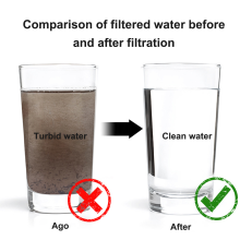 Filtro per l'acqua personale per escursionismo e campeggio, rimozione delle microplastiche, cannuccia telescopica con struttura in acciaio