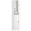 kleankin Tall Mirrored Bathroom Cabinet Tallboy Unit White 2