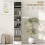 kleankin Tall Mirrored Bathroom Cabinet Tallboy Unit White 4
