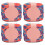 4Rolls Soft Weaving Yarn Polyester Knitting Yarn for-85 1