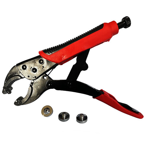 Button Installation Tool Replacing Metal Button Repairing-Red