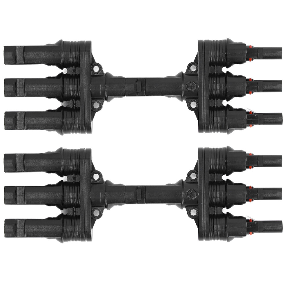 Reusable Solar Photovoltaic Branch Connector, Flame Retardant With Stable Connection, Easy Installation For Solar Panel Projects (2Set) 9198585836112