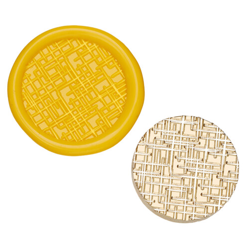 Wax Stamp Head Replacement-star glitter pattern