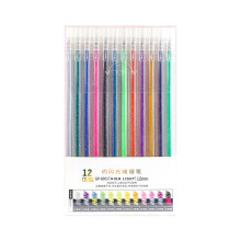 Glitzer-Lackstift mit 1,0-mm-Spitze zum Basteln,-12 Farben