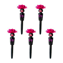 5PCS Lustige Boxhandschuh Stress Relief Kugelschreiber-Schwarz