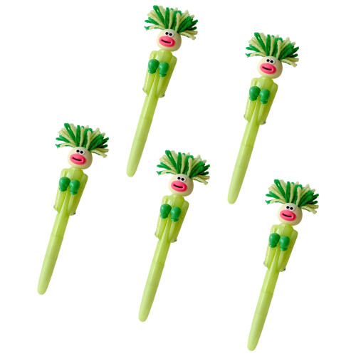 5PCS Neuheit Boxhandschuh Stifte Dekompression-Grün