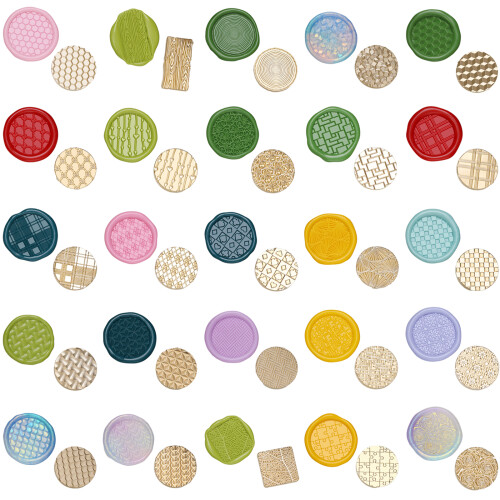 Wax Sealing Stamp Head Replacement for Birthday-block puzzle 1