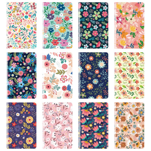 Ensemble de carnets floraux compacts au format de-24 livres 1