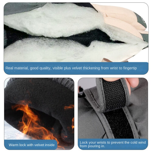 Wear-Resistant Warmth Ski Gloves +Gift Mask 2