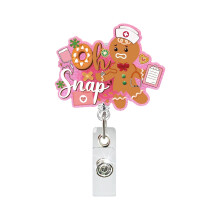 Porte-badge de Noël porte-badge rétractable BS pour fête de-2