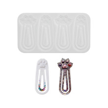 Mehrzweck-Lesezeichenvorlage „Katzenpfoten“, Geschenk-D5992 1