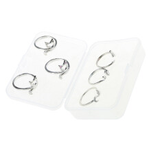 6x Cats Ear Crochet Rings Adjustable Crochet Tension Rings