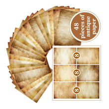 48 Blatt doppelseitiges Druckerpapier im Retro-Stil im-ICH